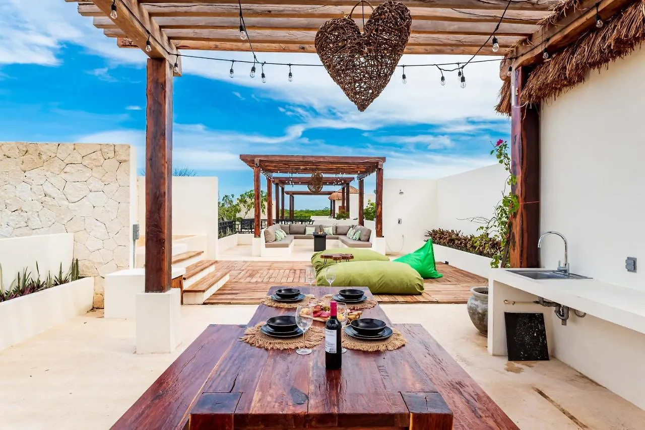 Ferienwohnung 2Br Luxury Penthouse With Heated Jacuzzi Rooftop Pool - Amar Tulum 203 Mexiko
