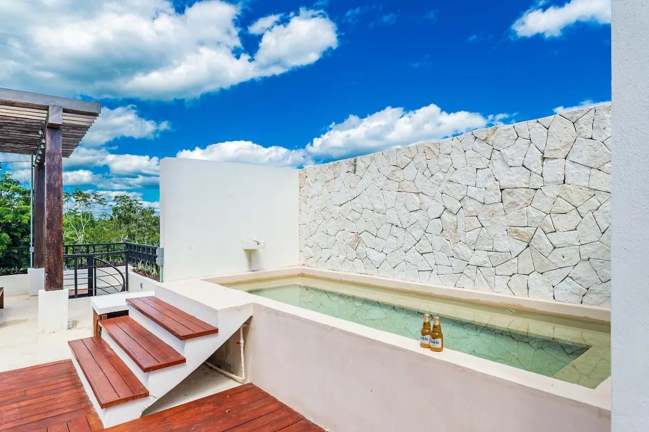 Ferienwohnung 2Br Luxury Penthouse With Heated Jacuzzi Rooftop Pool - Amar Tulum 203